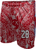 All-Sport Sublimated 7" Game Short - Custom "StreetPop" Cool Performance Game Gear
