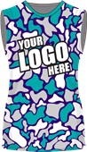 Womens/Girls Sublimated Basketball Jersey - Custom "DuckCamo" Cool Performance Crew Tank