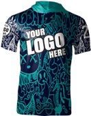 Sublimated Hood Tee - Custom "StreetPop" Cool Performance Unisex Tee