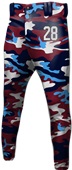 Sublimated Tapered Baseball Pant - "Camo" Performance Stretch