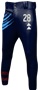 Sublimated Tapered Baseball Pant - "ScratchedUp" Performance Stretch