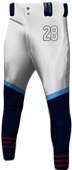 Sublimated Tapered Baseball Pant - "Spirit" Performance Stretch
