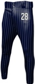 Sublimated Tapered Baseball Pant - "Pinstripe" Performance Stretch