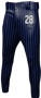 Sublimated Tapered Baseball Pant - "Pinstripe" Performance Stretch