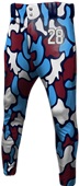 Sublimated Tapered Baseball Pant - "DuckCamo" Performance Stretch