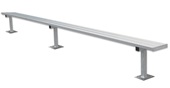 Player Bench - 7-1/2 ft., 15 ft., 21 ft. - Surface Mount