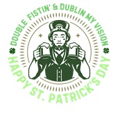 Epic Adult/Youth Irish Double Fistin Dublin Vision Bright Cotton Graphic T-Shirts