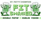 Epic Ladies St. Patty Champion Fit Shaced Bright V-Neck Graphic T-Shirts