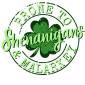 Epic Adult/Youth Prone to Shenanigans & Malarkey Cotton Graphic T-Shirts