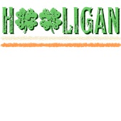 Epic Ladies Hooligan St. Patrick's Day Funny Clover V-Neck Graphic T-Shirts