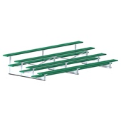 15 FT (4 Row - Single Foot Plank) - Standard, Outdoor (Powder Coated) Bleacher