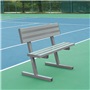 5 FT Portable Courtside Bench with Seat Back