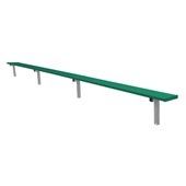 21 FT Player Bench - In-Ground  (Powder Coated)