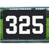 325 Distance Marker - Baseball Outfield (18" Numbers)