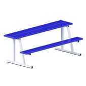 7.5 FT Portable Scorer Table with Bench (Outdoor) Powder Coated