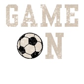 Epic Adult/Youth Game On Soccer Tan College School Pro Cotton Graphic T-Shirts