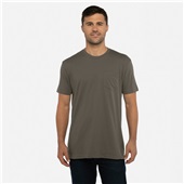 Men Womens Unisex Cotton Pocket T-Shirt