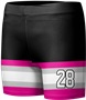 Sublimated Custom "Bandit" Women's Compression Shorts