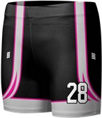 Sublimated Custom "Striker" Women's Compression Shorts