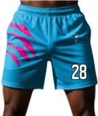 Cool Performance Sublimated 5" Shorts - Custom "ScratchedUp"