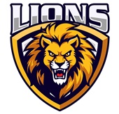 Epic Adult/Youth Lions Yellow Mascot League Team Sports Cotton Graphic T-Shirts