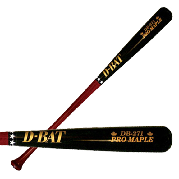 D-Bat Pro Maple-271 Two-Tone Baseball Bats - Baseball Equipment & Gear
