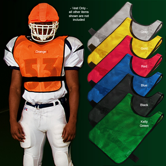 Fisher Vinyl Mesh Football Practice Vests