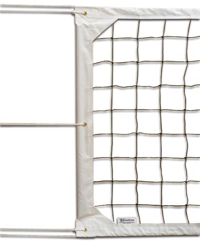 Tandem 39" Competition Volleyball Net - Cable Top