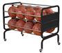 Bison 16 or 24 Heavy Duty Lockable Basketball Cart