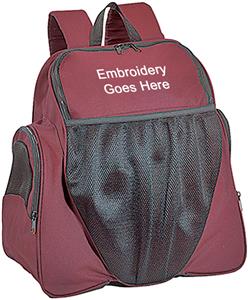 Martin Sports All Purpose Backpack. Embroidery is available on this item.