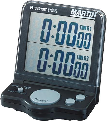 Martin Sports Dual Timer-Clock w/Jumbo Display