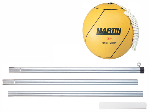 DICK MARTIN SPORTS MAST810 Tetherball RUBBER nylon omsponnen met touw