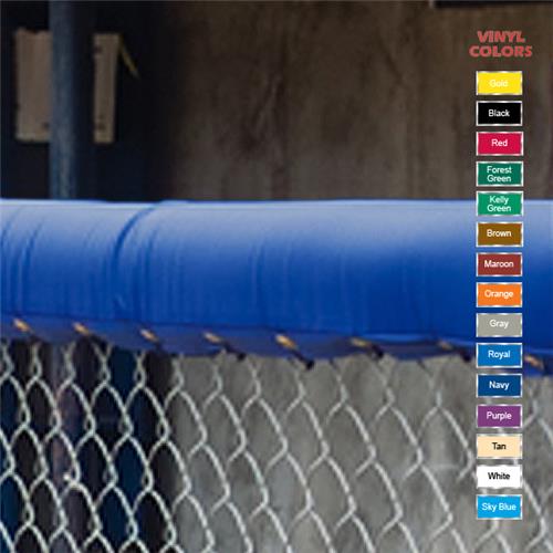 Fisher Baseball 10' Chain Link Fence Top Padding