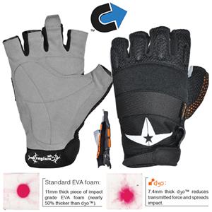 fingerless football lineman gloves