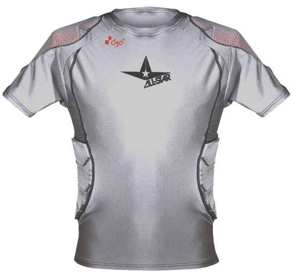 AllStar Adult d3o Protective Compression Shirts Football Equipment and Gear