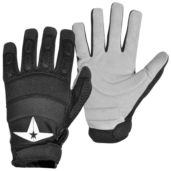 AllStar Youth Full Finger Football Lineman Gloves Football Equipment