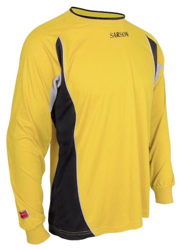 Sarson Youth (YL-Yellow) Lusaka Soccer Goalie Jersey Long Sleeve