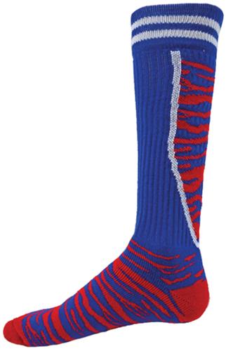 Adult Small (Black/Red) Top Cat Athletic Socks