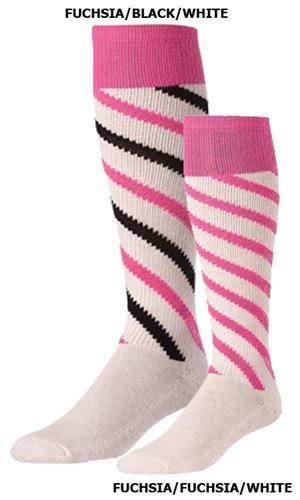 TCK Candy Stripe Pink Soccer Socks