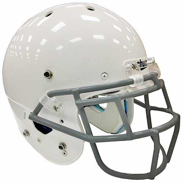 Schutt Recruit Hybrid Football Helmet 2015 Facemask Chinstrap White Youth  Size S