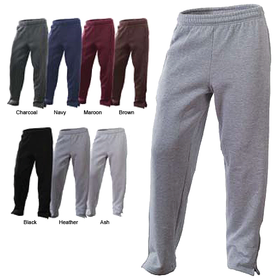 brown warm up pants