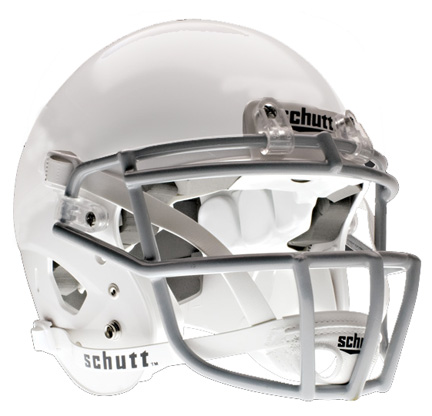 Junior Pro Vintage Football Helmet Facemask Gray AIR XP Schutt NOPO Jr 