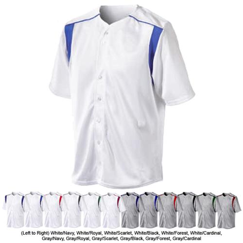 TURFER SS Full Button Knit Custom Baseball Jerseys Baseball Equipment