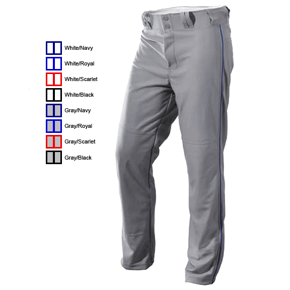 TURFER Pro Style Open Bottom Baggy Baseball Pants - Baseball Equipment ...