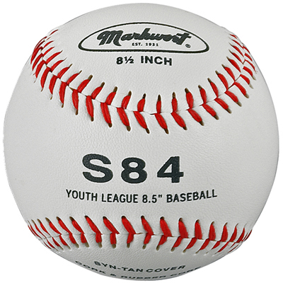 Synthetic Cover 8.5" Jr Size Baseballs (DOZEN)