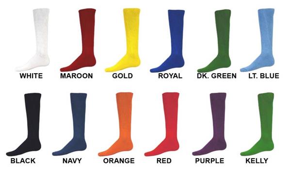 colorful athletic socks