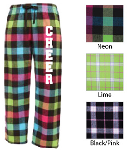 E26486 Image Sport Cheerleading Flannel Pant Colors B