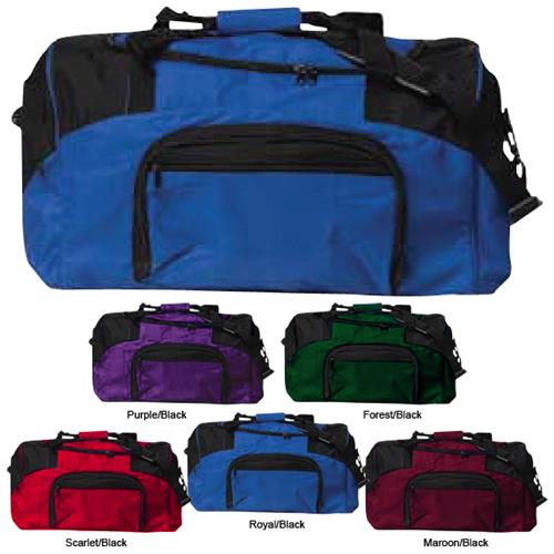 TURFER 27" Athletic Two Color Duffel Bags