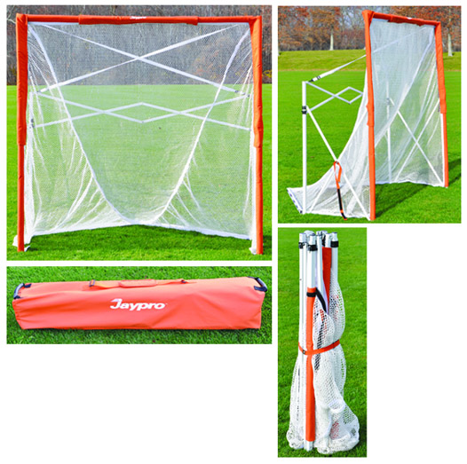 Jaypro Lacrosse 6'x6' Folding Goal Lacrosse Equipment and Gear