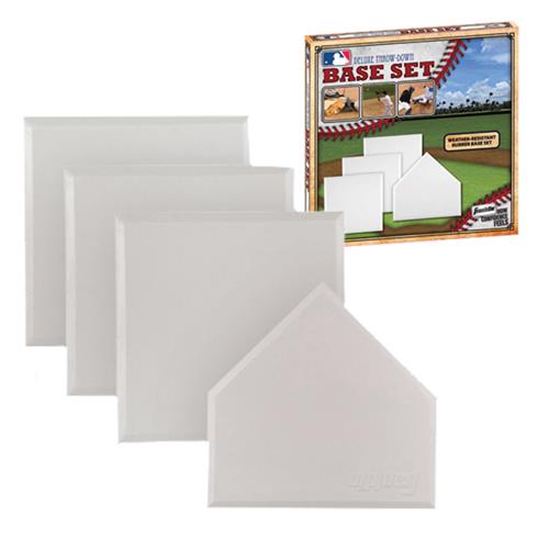 MLB Deluxe 4-Piece Throw-Down Rubber Base Set